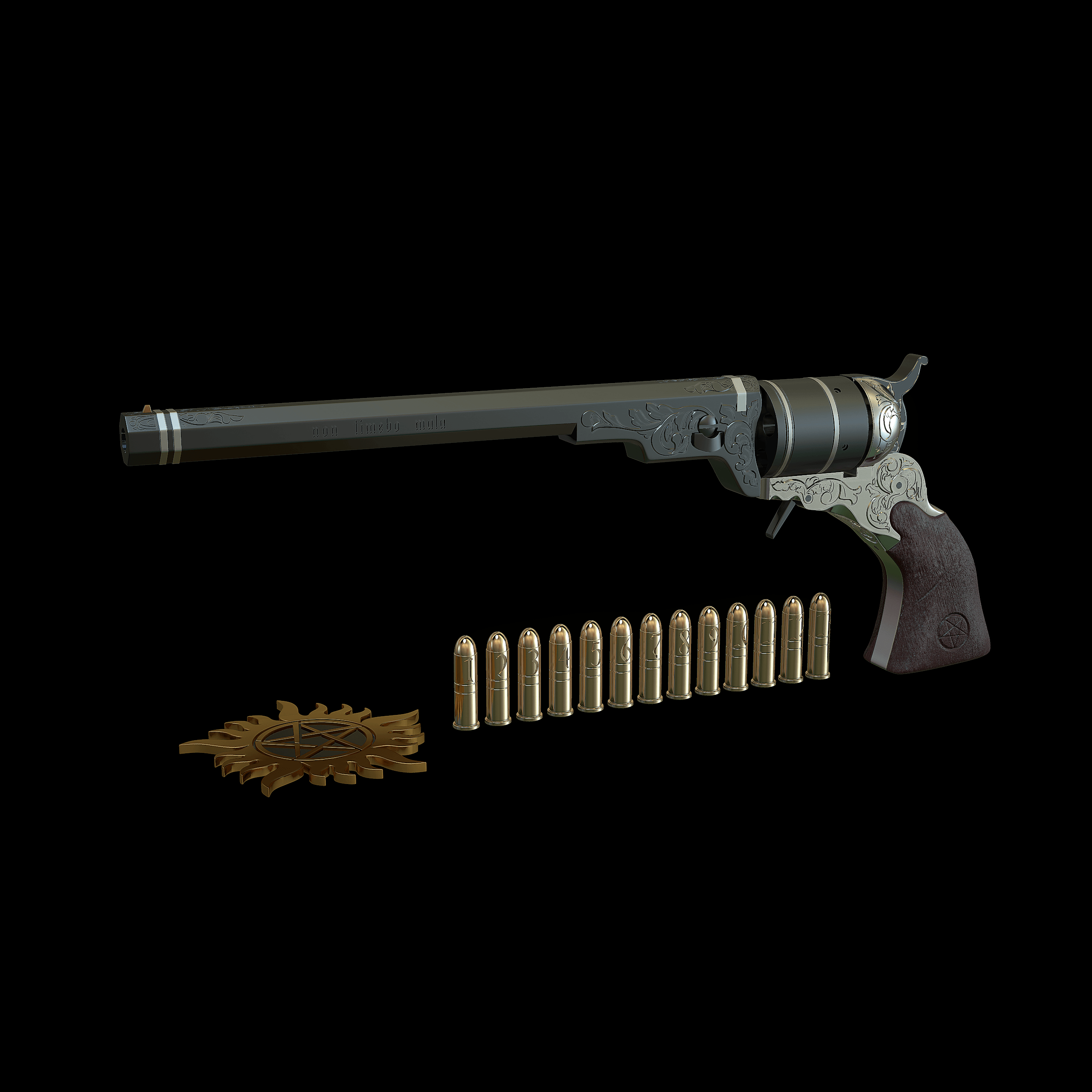 Supernatural_Colt_Bullet_5.stl 3d model