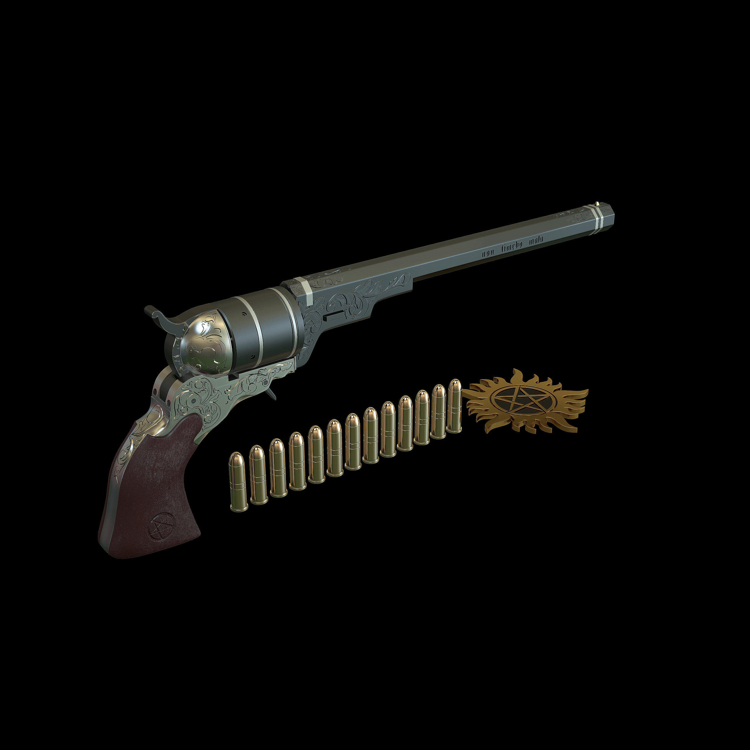 Supernatural_Colt_Bullet_5.stl 3d model