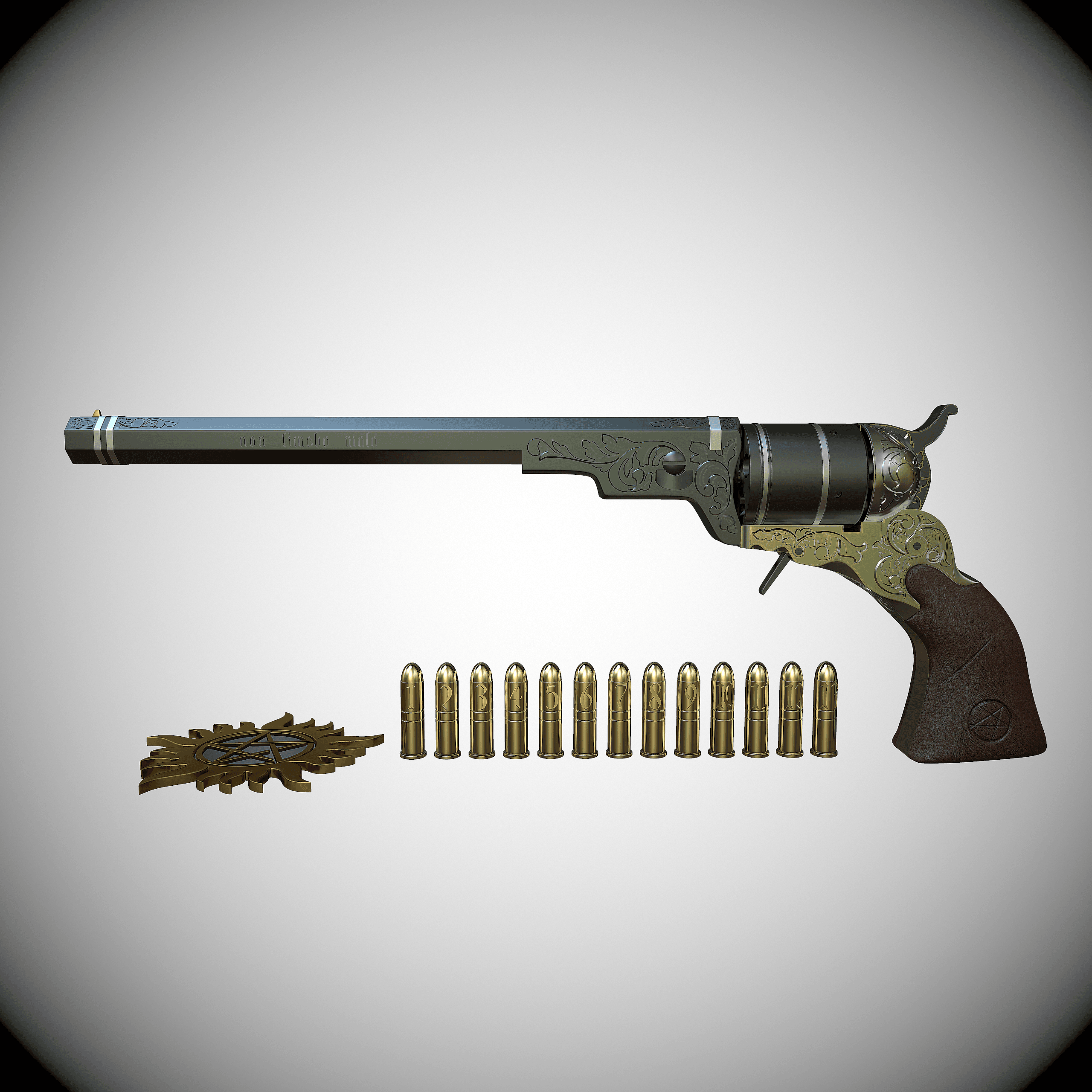 Supernatural_Colt_Bullet_5.stl 3d model