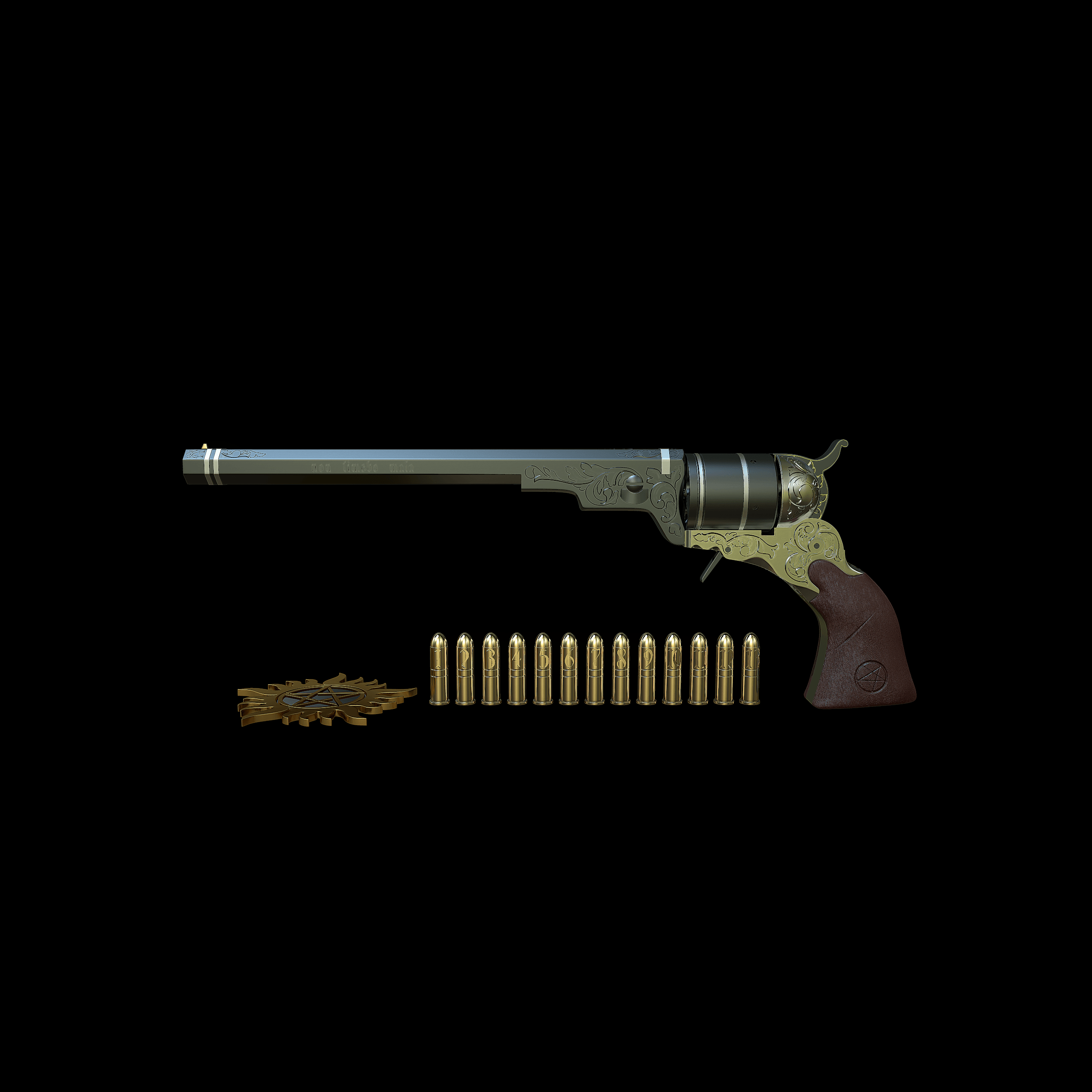 Supernatural_Colt_Bullet_5.stl 3d model
