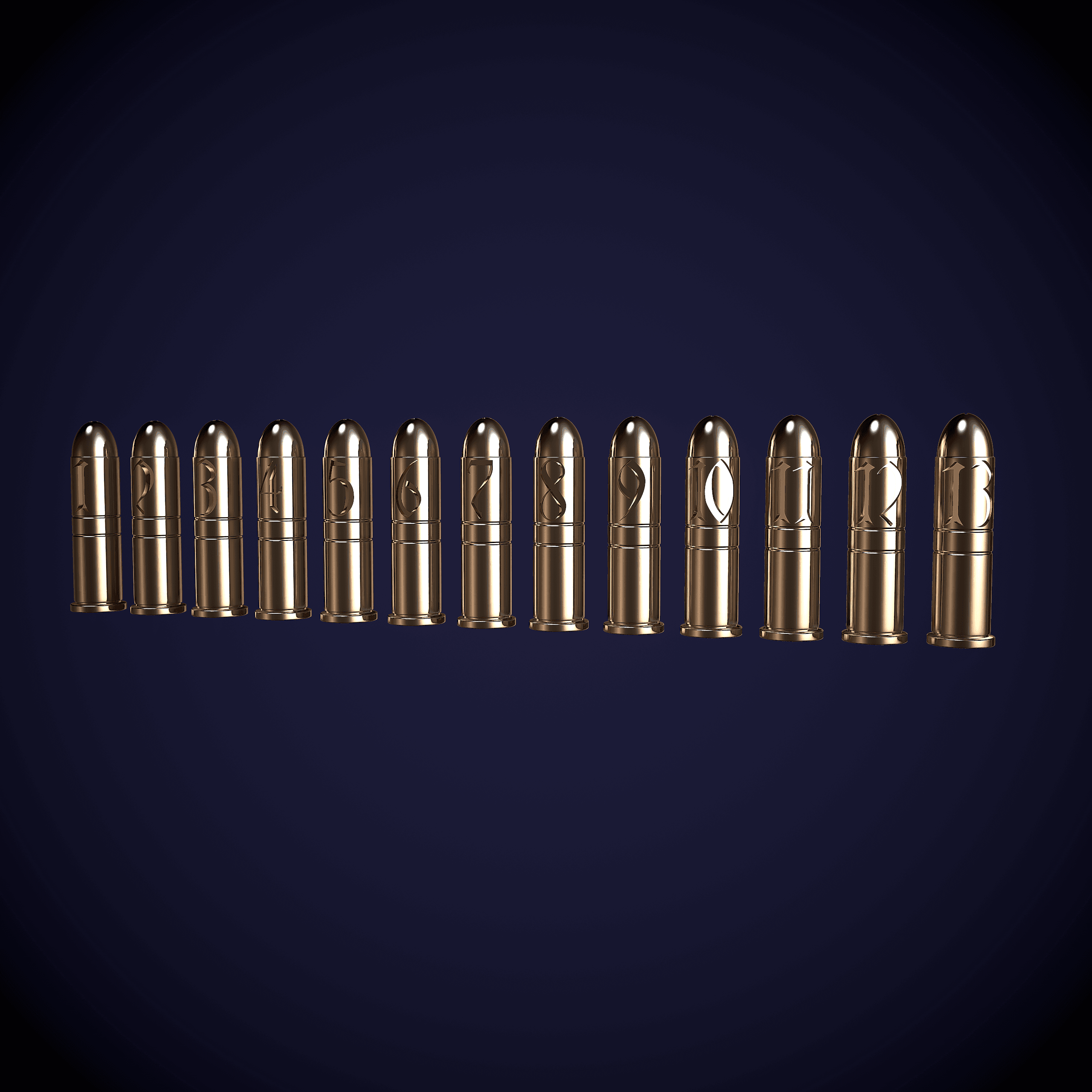 Supernatural_Colt_Bullet_5.stl 3d model
