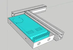 Ender 3 Max PSU Under bed Relocation 3d model