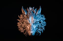 Wolf Head - Wall Decoration (Pre-Supported) 3d model