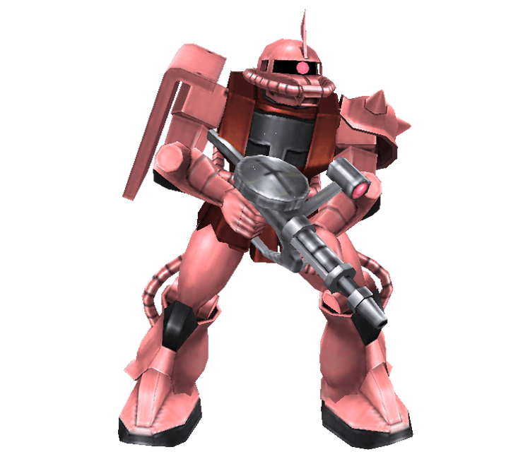 MS-06S Zaku-II Commander 3d model