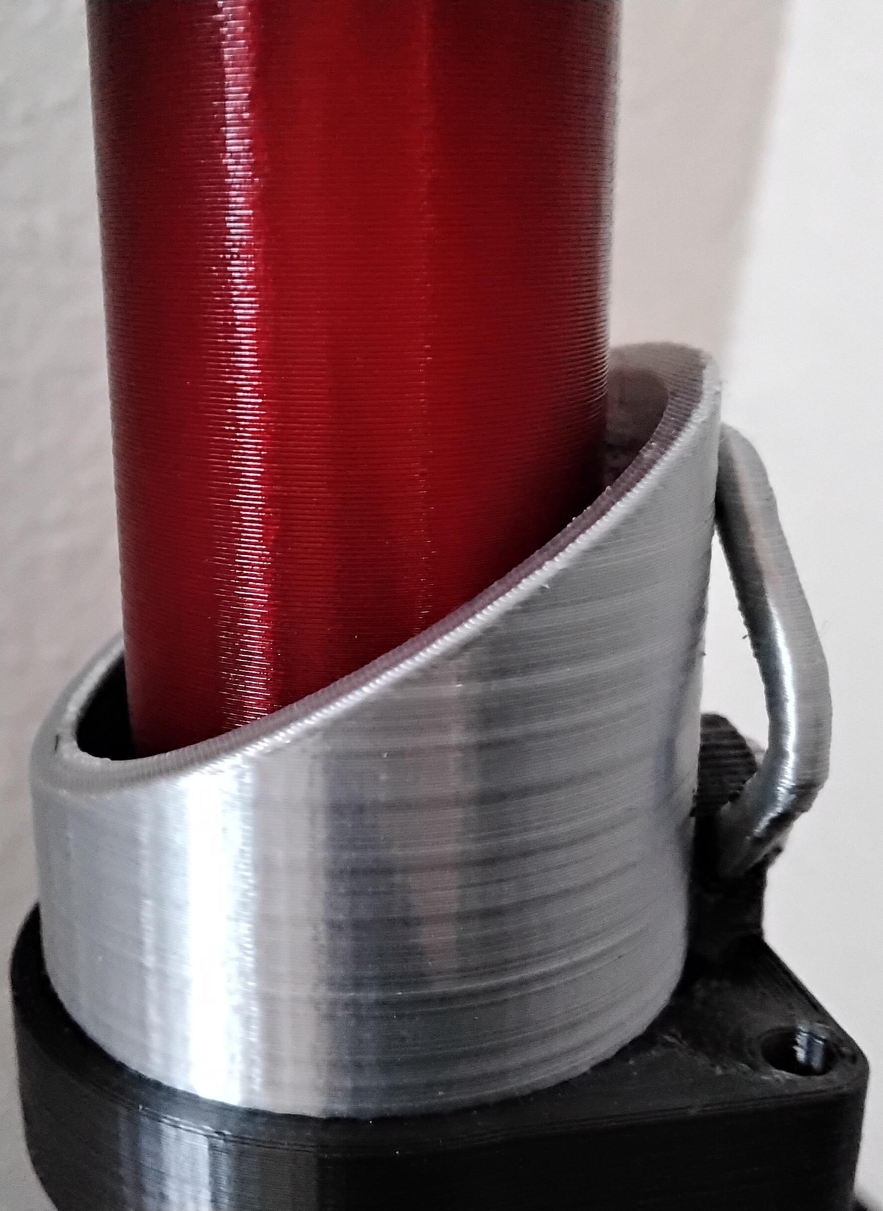 Collapsing Sith Lightsaber (dual extrusion) - could be better but has a used feel to it this way - 3d model