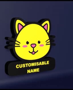 Cute Cat - LED Strip compatible 3d model
