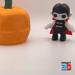 3D Printable Vampire Flexi 3d model