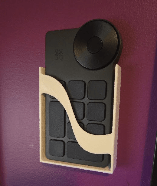 XP-Pen Wireless Remote - Wall Holder 3d model