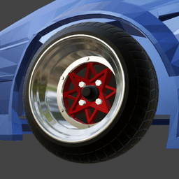 SSR Starshark wheels 1/64 JDM 3d model