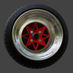 SSR Starshark wheels 1/64 JDM 3d model