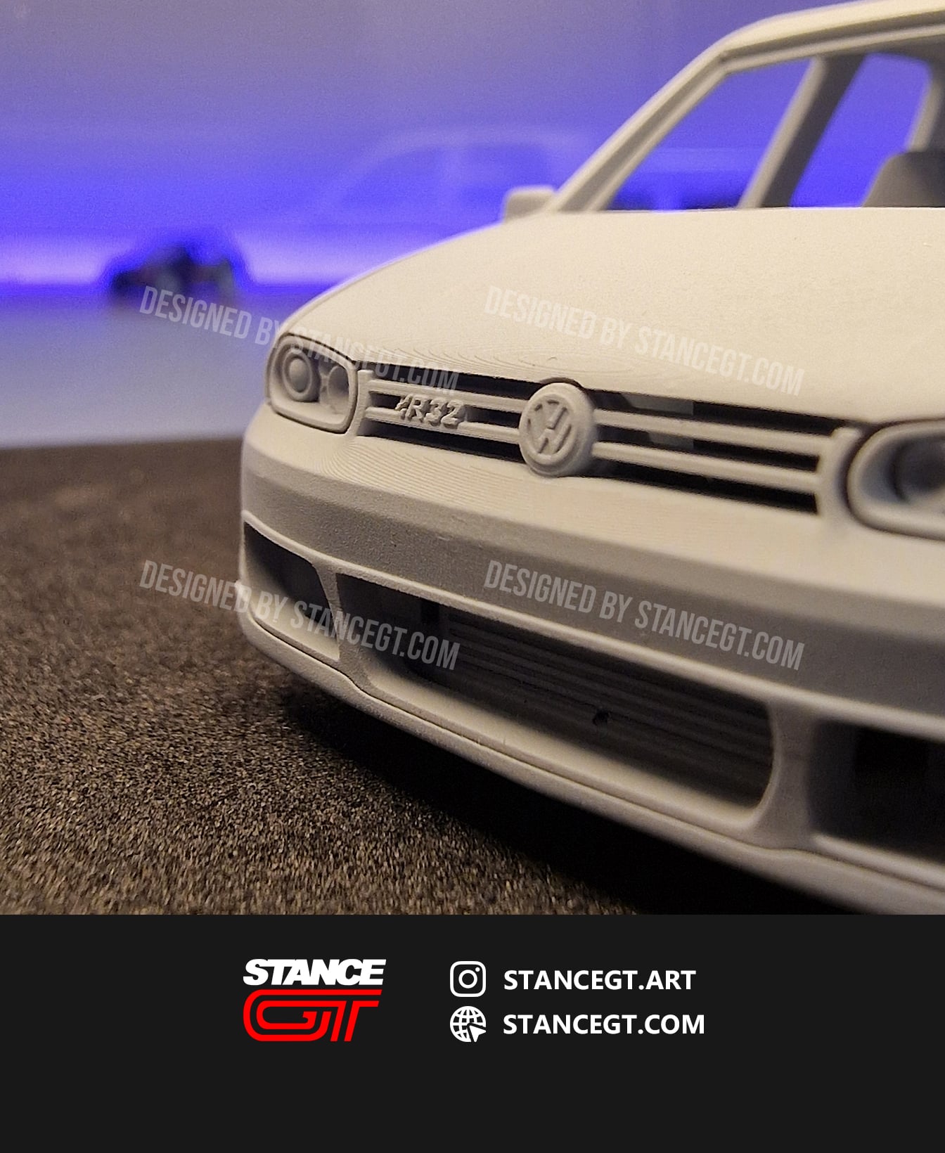 Golf R32 MK4 | Model Kit Car 3d model