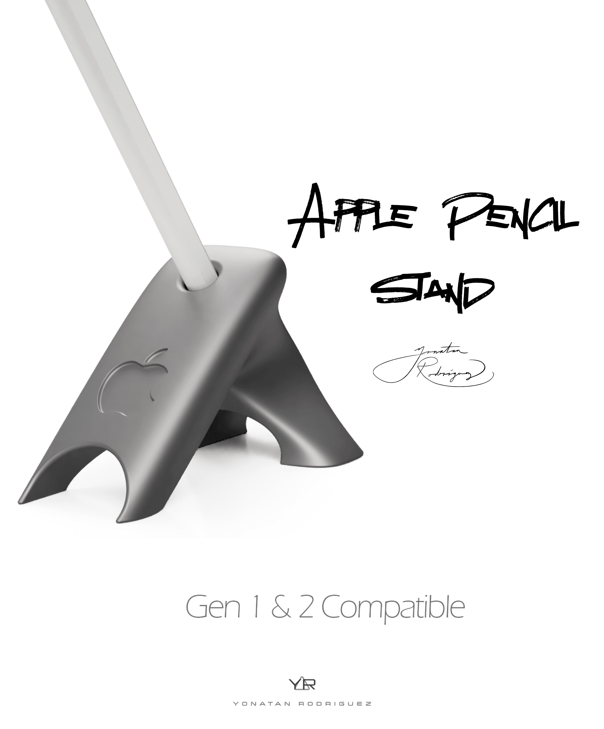 Apple Pencil Stand (Gen 1 & 2) 3d model