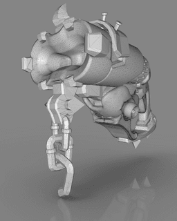 Roadhog's Scrap Gun - Overwatch 3d model