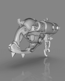 Roadhog's Scrap Gun - Overwatch 3d model