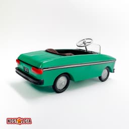 Moskvich vintage pedal toy car 3d model