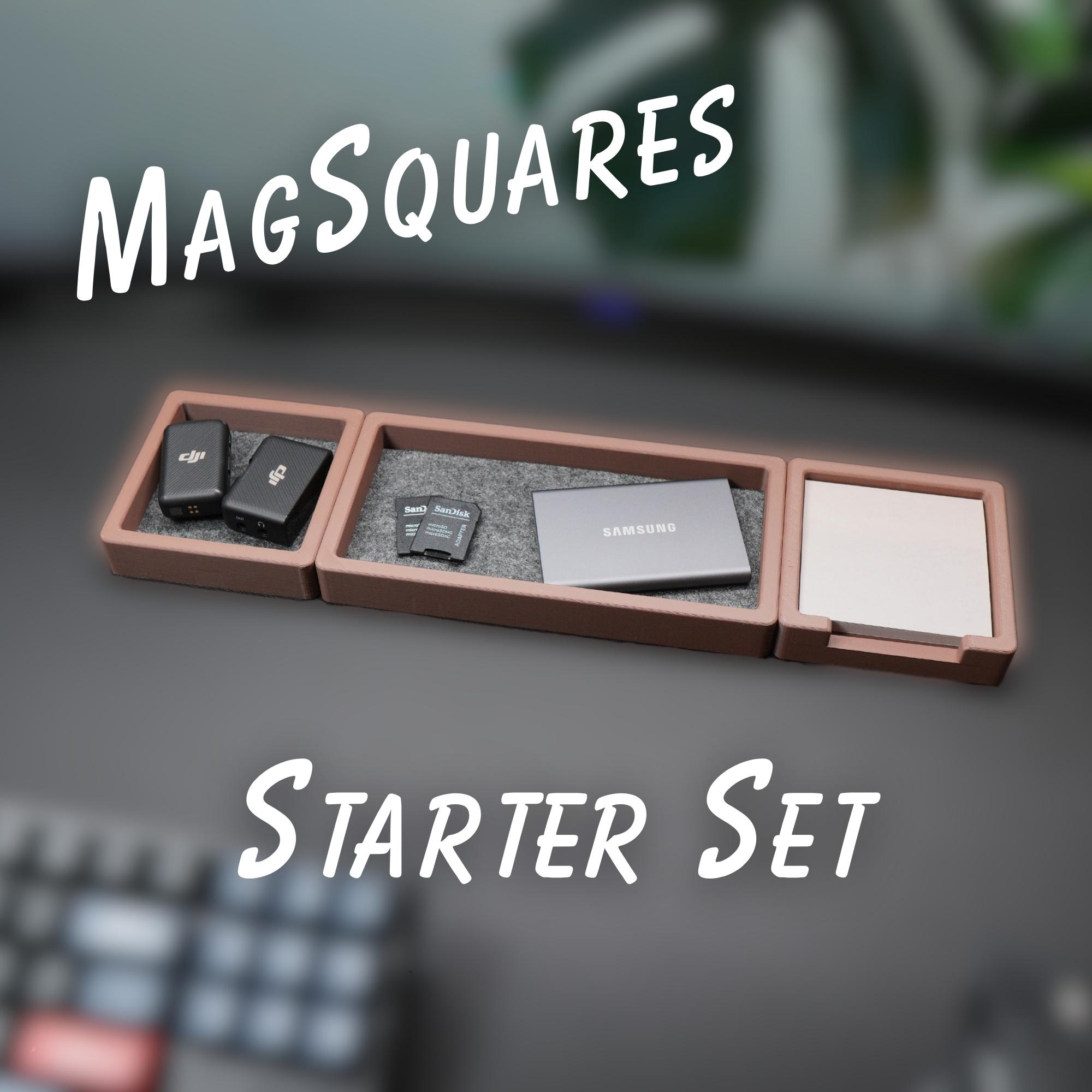 MagSquares - Starter Set 3d model
