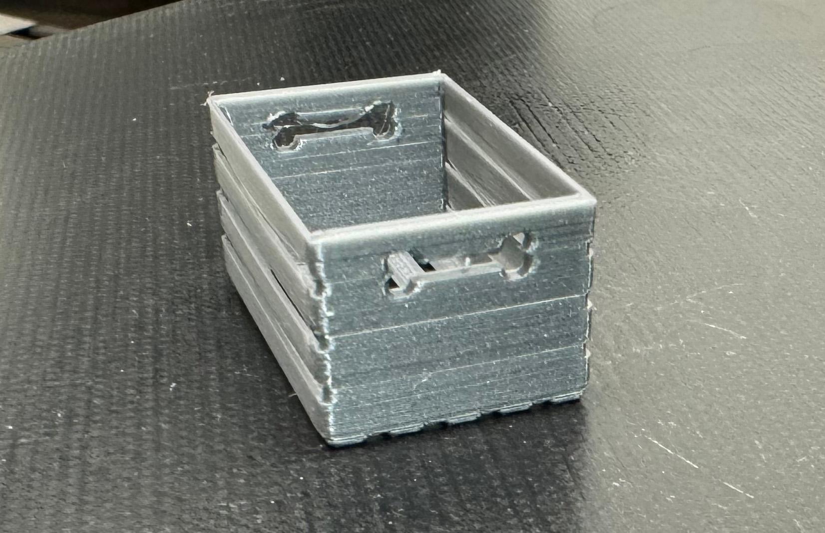Mini Dog Bone Crate 3d model