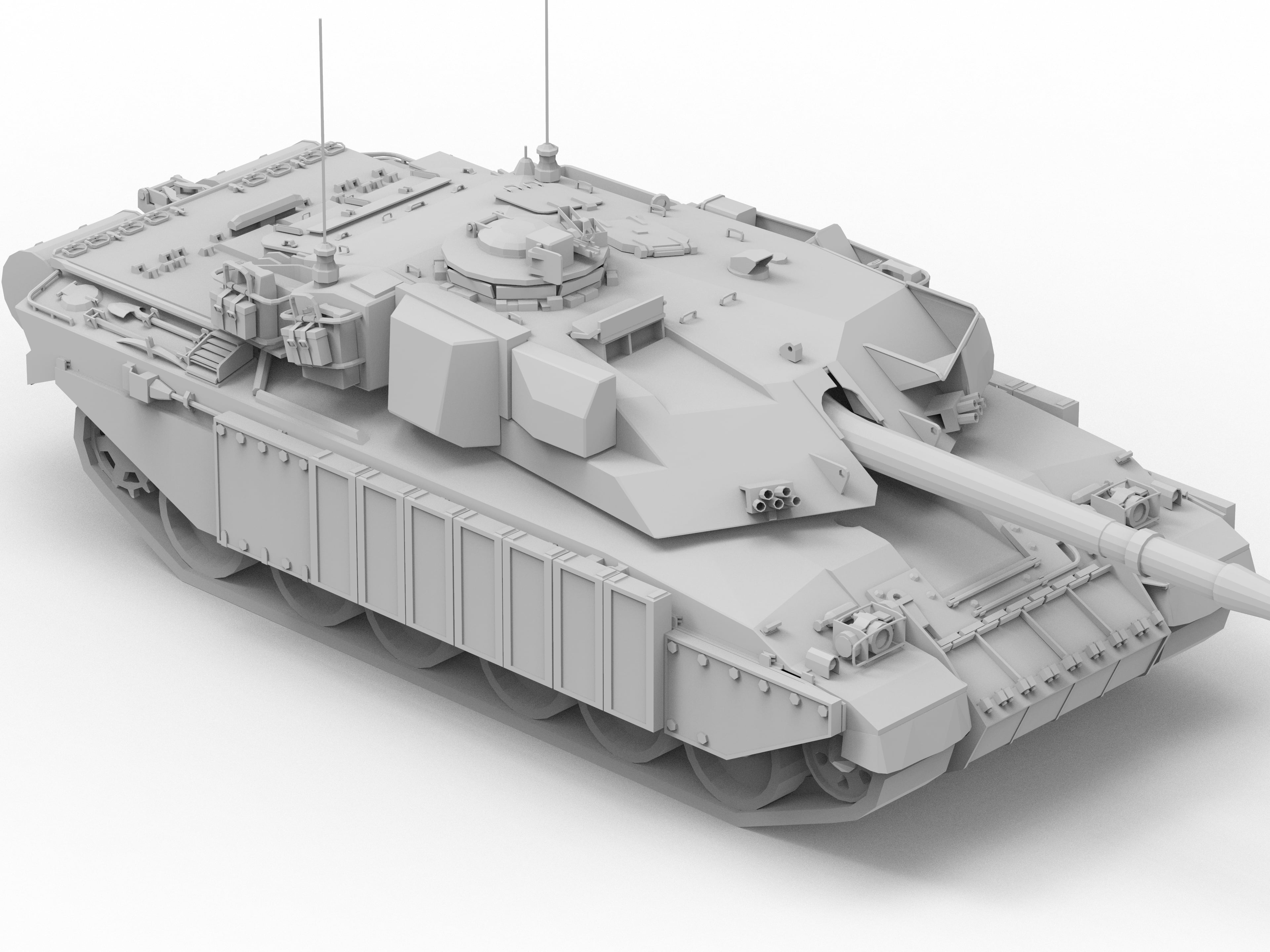 Fighter tank 3d model
