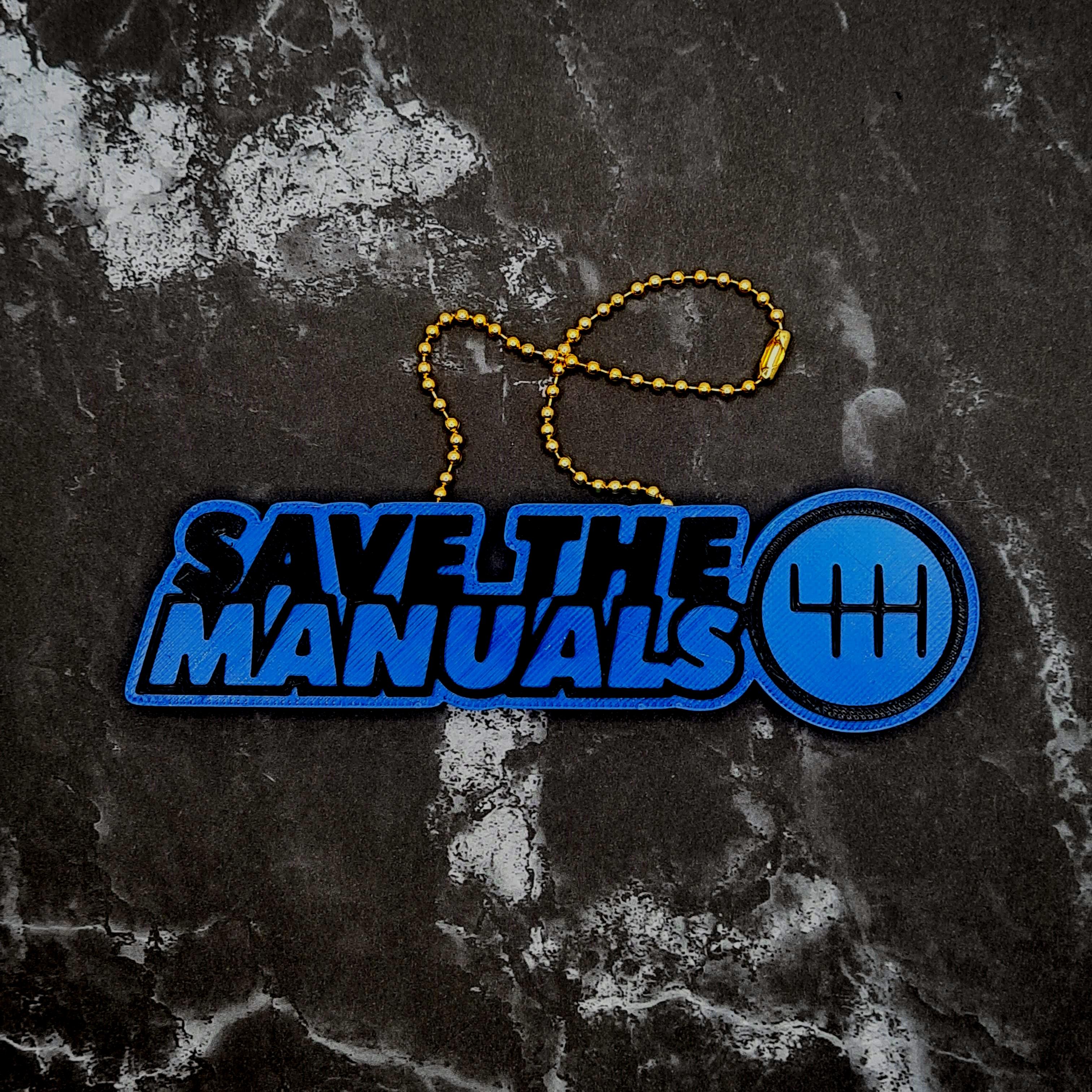 Save the Manuals Charm 3d model