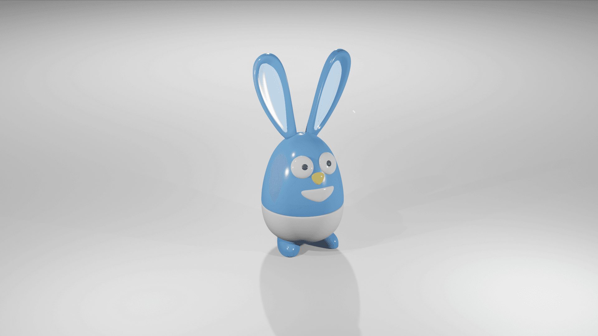 Easter Bunny Container - Small Size - 72x66x144 3d model