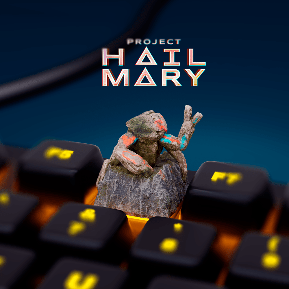 Rocky – Project Hail Mary Alien Creature Artisan Keycap STL 3d model
