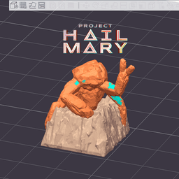 Rocky – Project Hail Mary Alien Creature Artisan Keycap STL 3d model