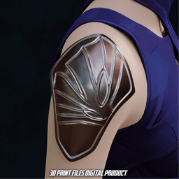 Psylocke Vengeance Cosplay Accessories Marvel Rivals 3d model
