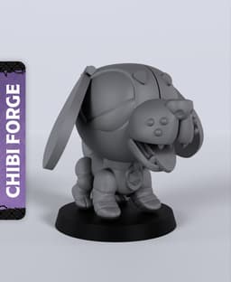 Mechanical Chibi Dog - With Free Dragon - 5e DnD Inspired for RPG and Wargamers 3d model