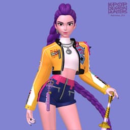 Rumi Kpop Demon Hunters 3d model