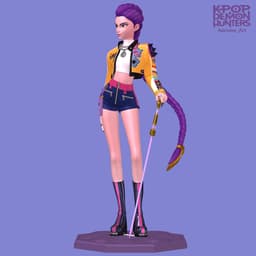 Rumi Kpop Demon Hunters 3d model
