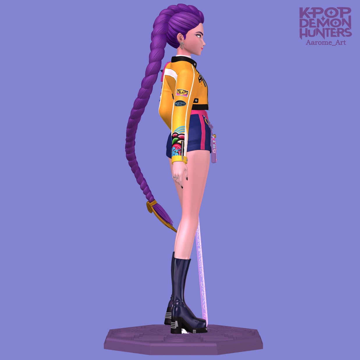 Rumi Kpop Demon Hunters 3d model