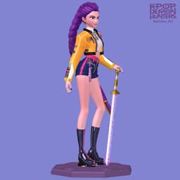 Rumi Kpop Demon Hunters 3d model