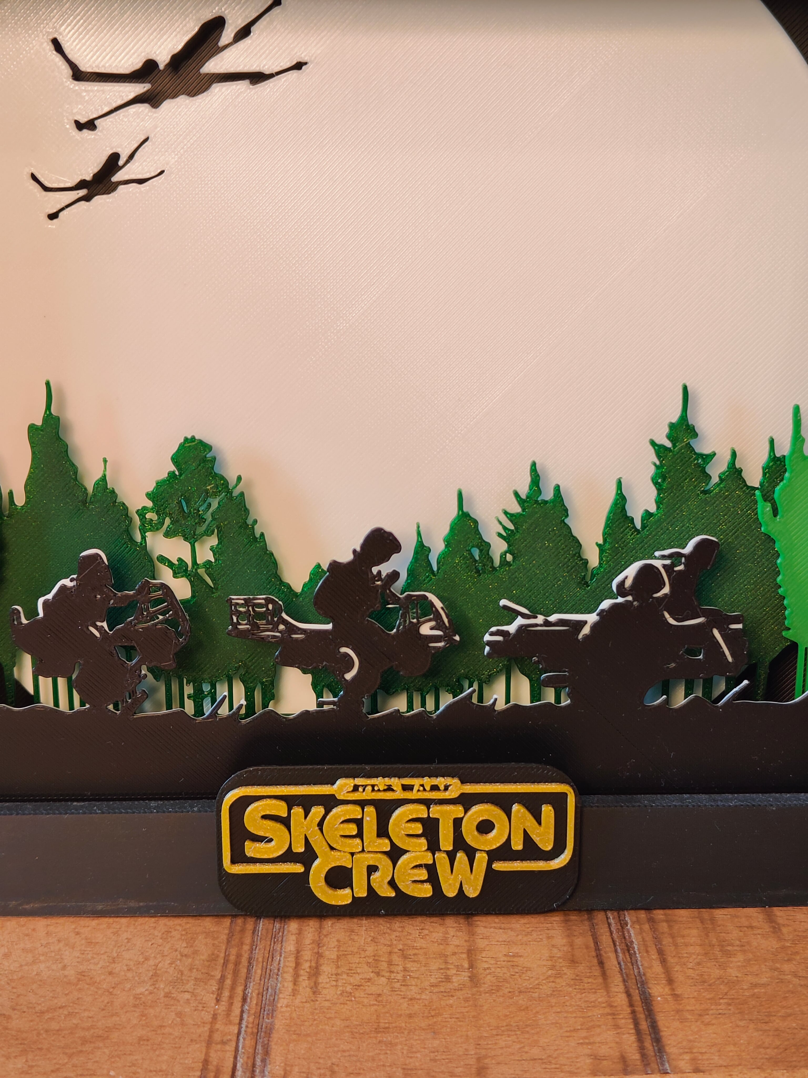 Star Wars - Skeleton Crew Shadow Box 3d model