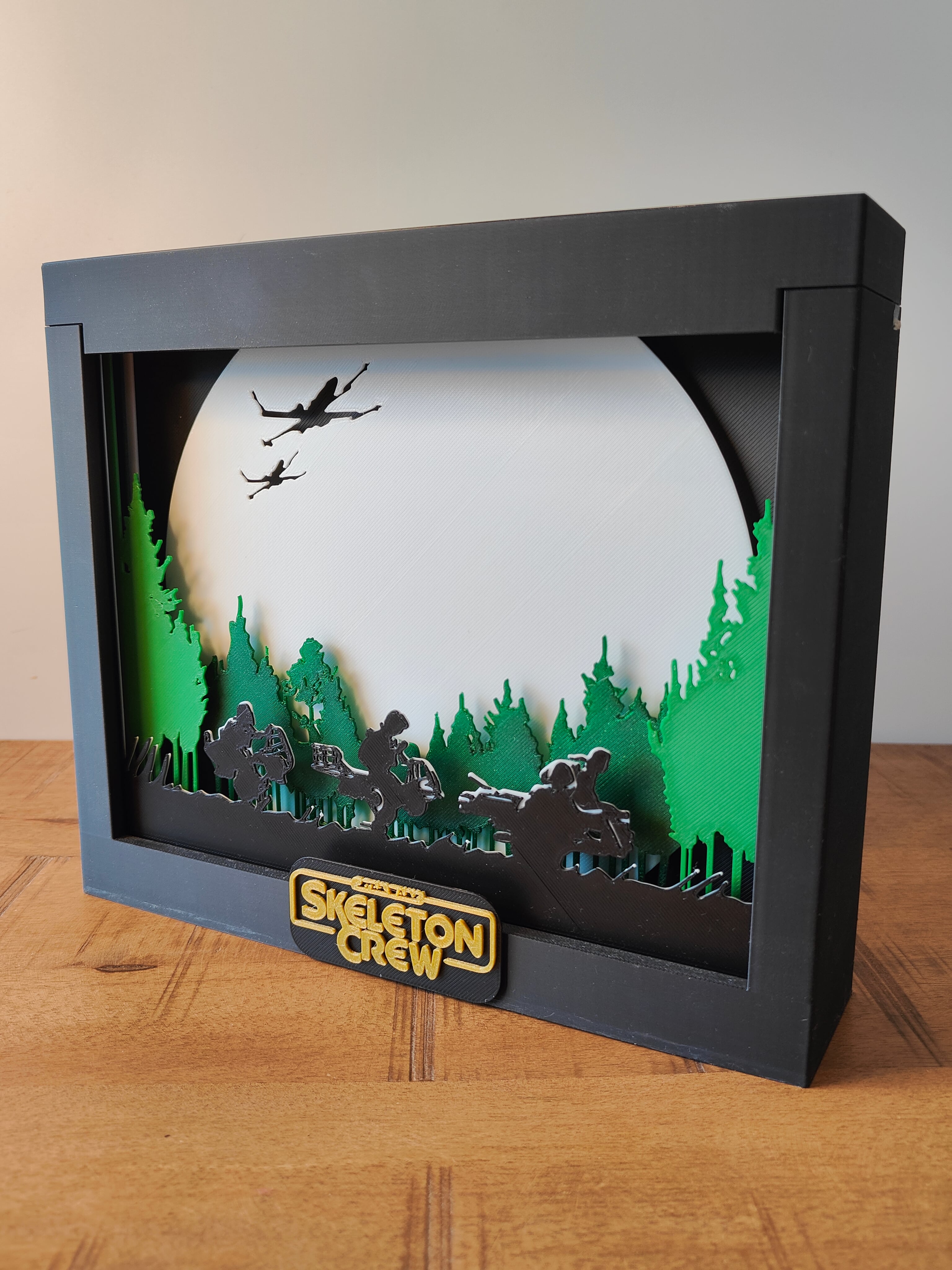 Star Wars - Skeleton Crew Shadow Box 3d model