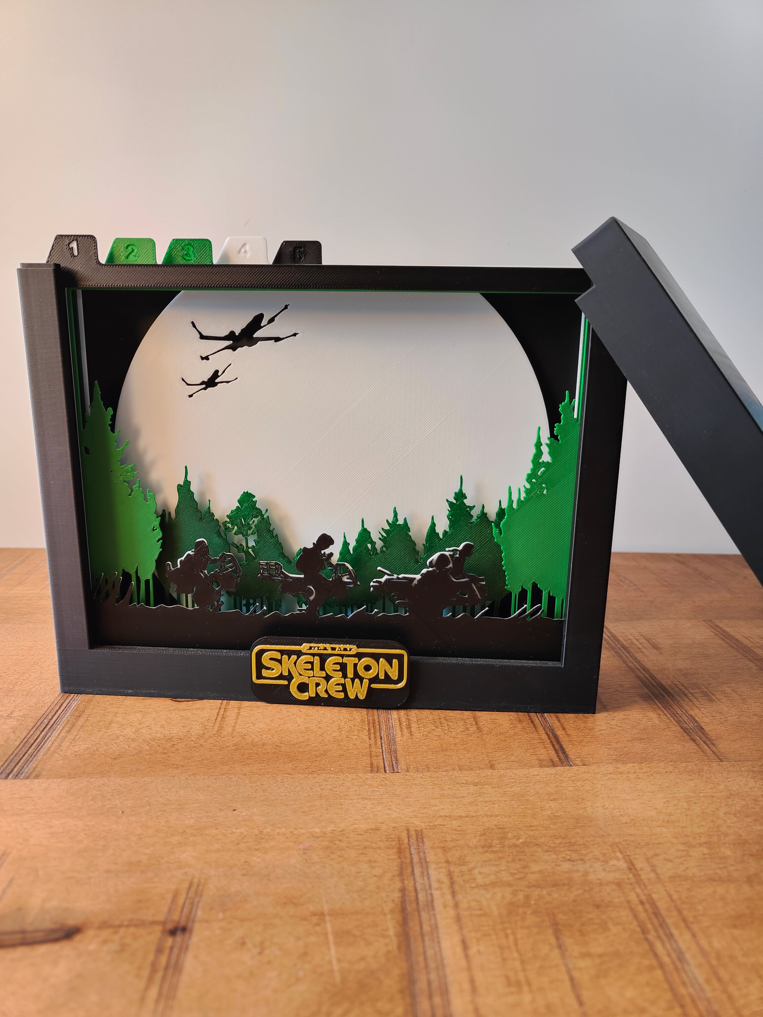 Star Wars - Skeleton Crew Shadow Box 3d model