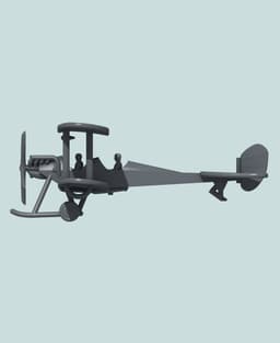 1:144 R.A.F. B.E.2a 3d model