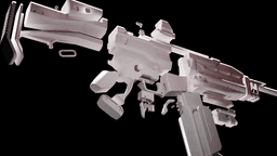 Helldivers 2 SMG 32 Reprimand Machine Gun Rifle Replica Prop Cosplay 3D print printable 3d model