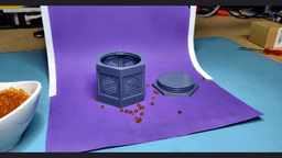 Silica Beads Container 3d model