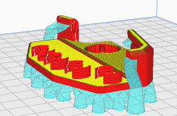 Caliper Mount with LR44 Holder Multiboard.stl 3d model