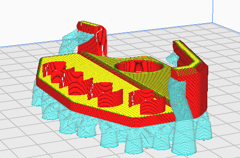 Caliper Mount with LR44 Holder Multiboard.stl 3d model