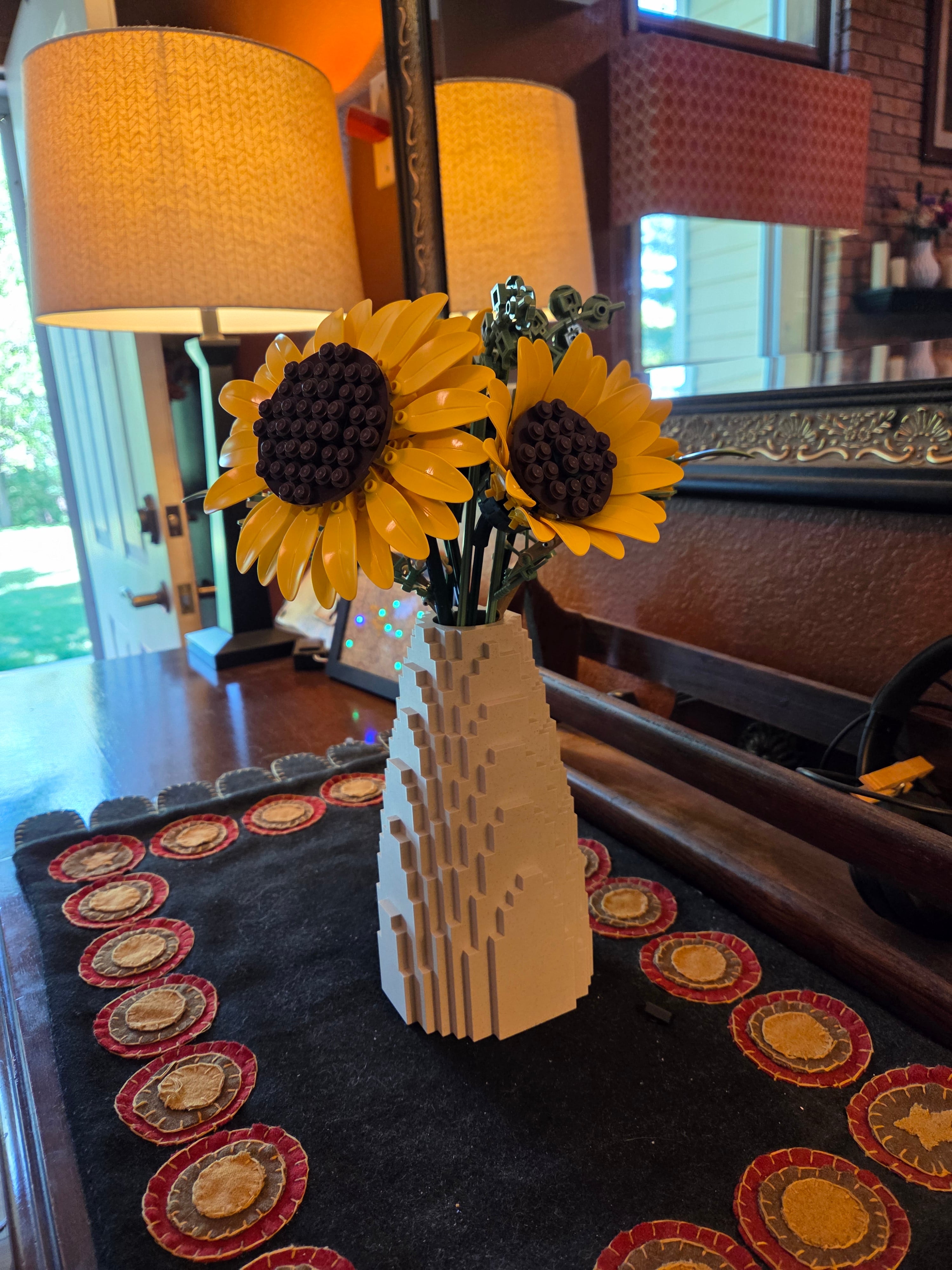 Love this vase for my lego sunflowers π