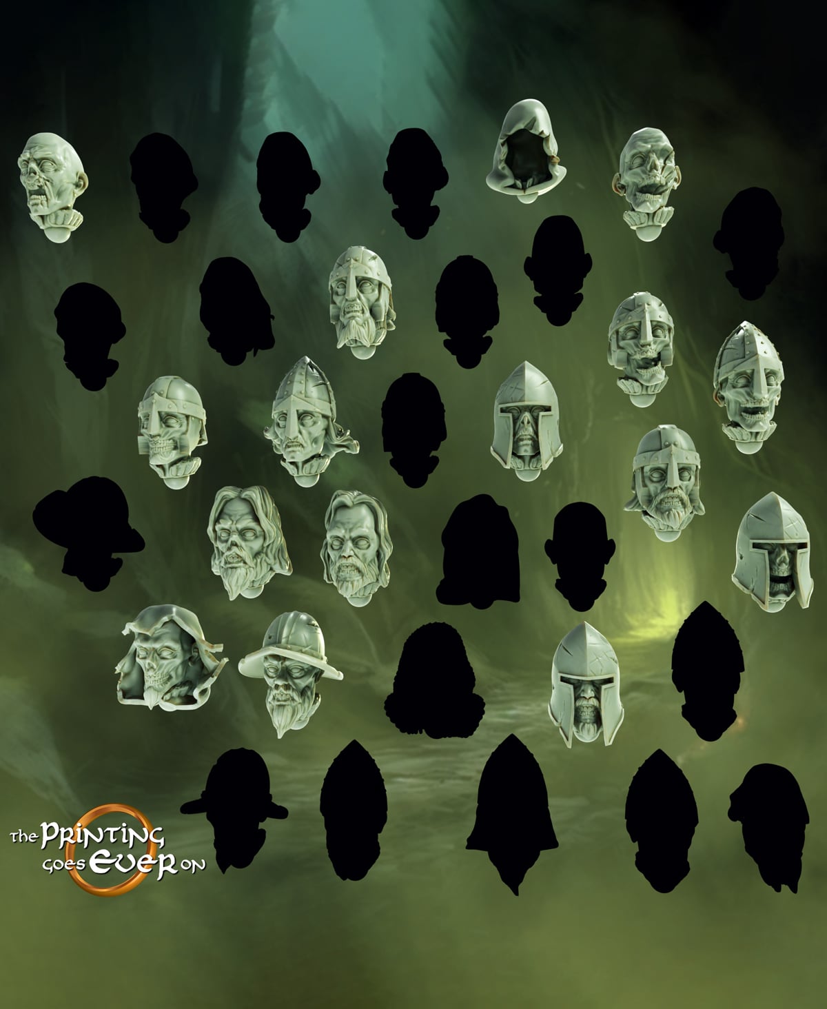 Modular Ghost Knights 3d model