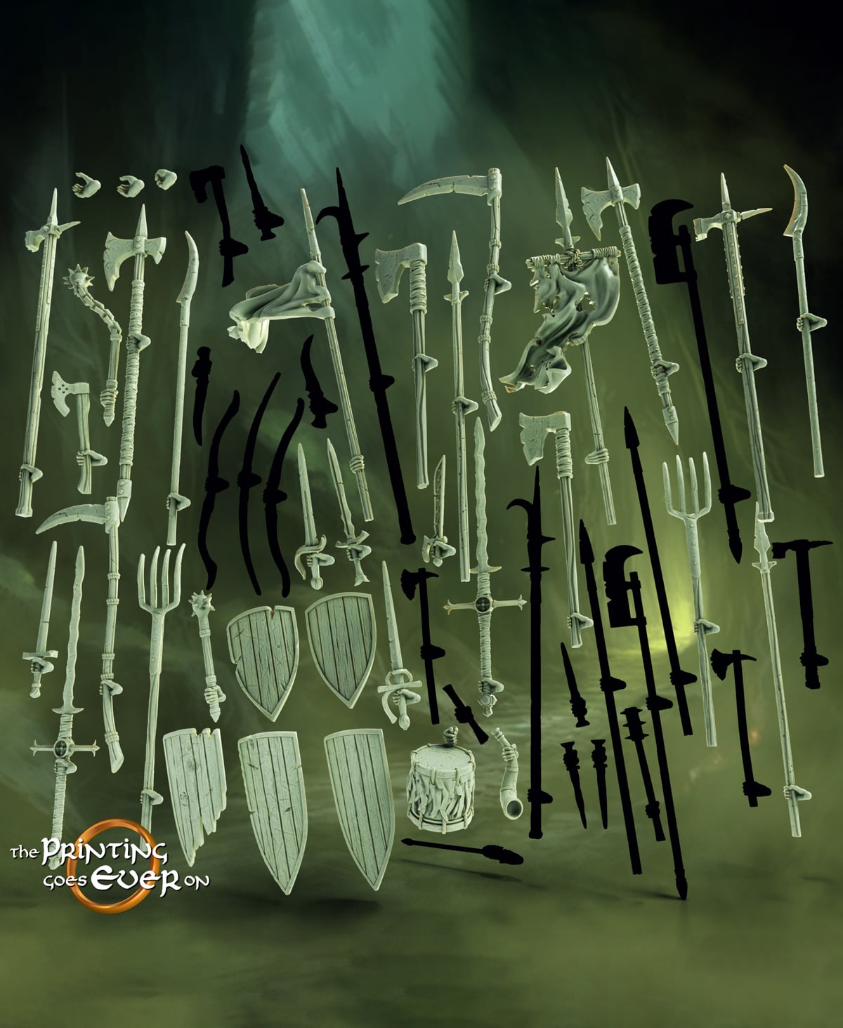 Modular Ghost Knights 3d model