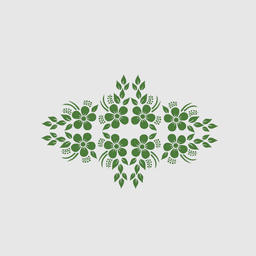 Flower textile 3d model