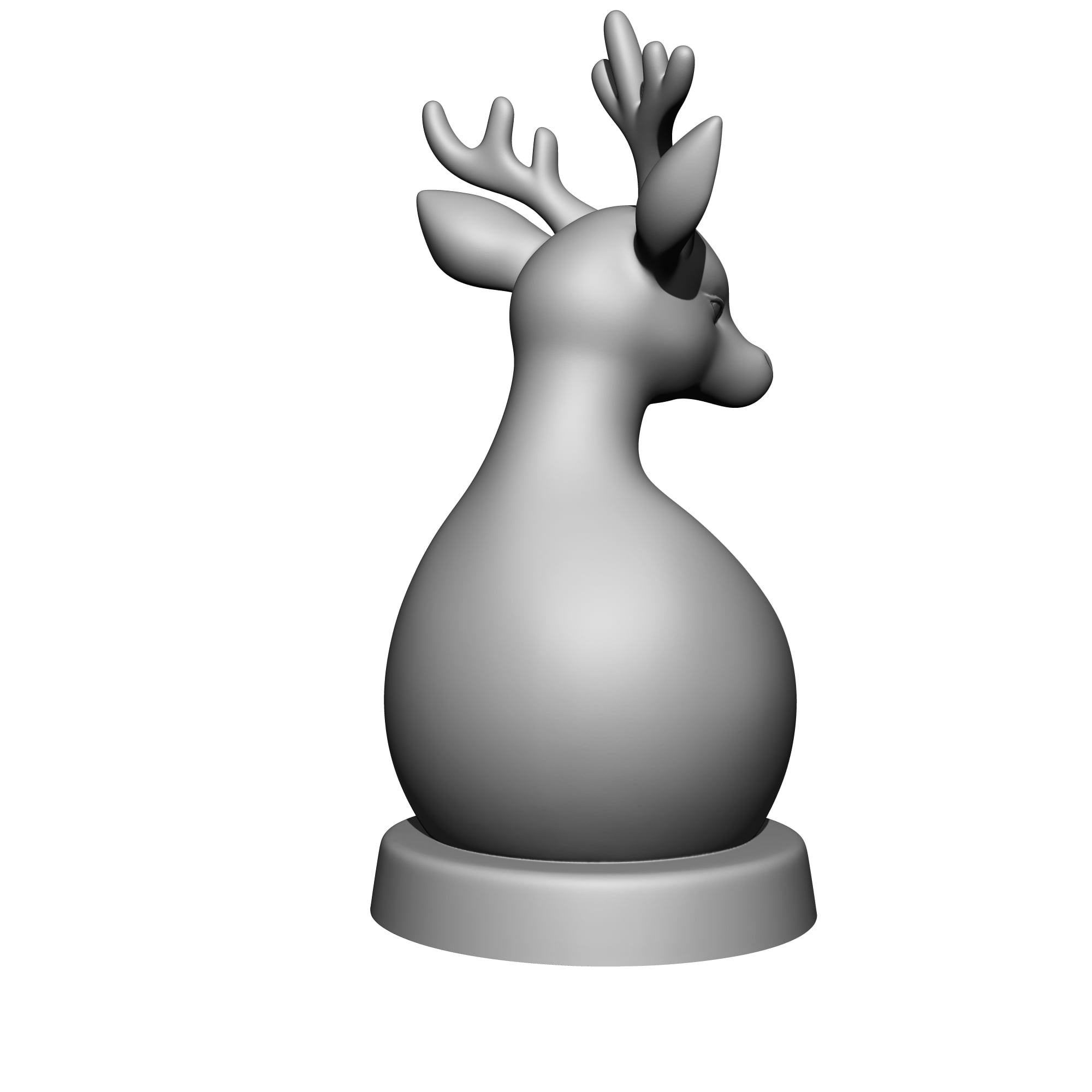 Deer Night Light 3d model
