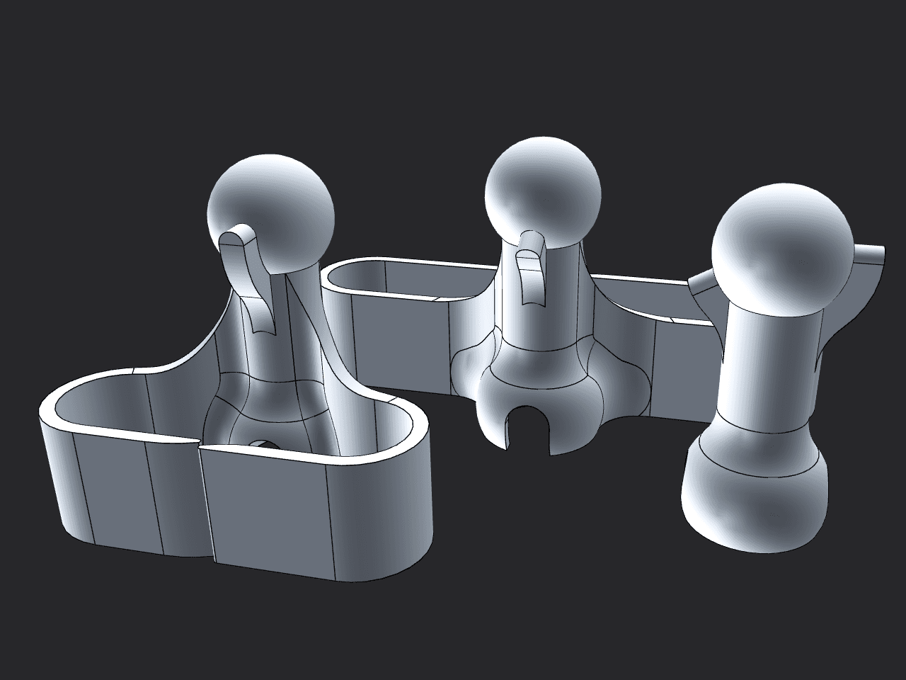 Cable Spine 3d model