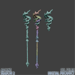 Viktor Cosplay Hex Staff Episode 3 Arcane League of Legends 3d model