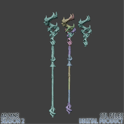 Viktor Cosplay Hex Staff Episode 3 Arcane League of Legends 3d model