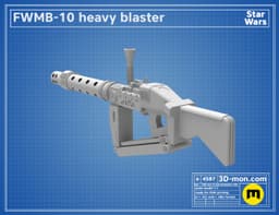 Sith Trooper - FWMB Blaster 3d model