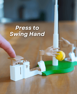 Table Top Tetherball - With Fully Functional Mechanism Hands - Desktop Game 3d model